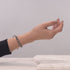 Silber | Kristallpavé Kikiballa Armband | Schwarz